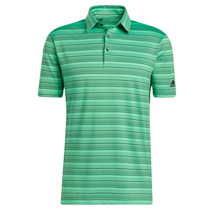 Adidas Heather Snap Polo Shirt - Green