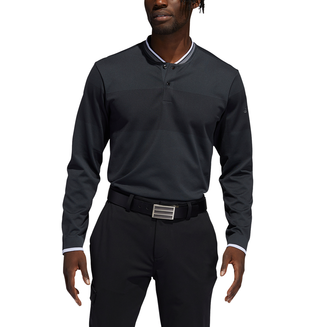 Adidas Primegreen Primeknit Long Sleeve Polo 