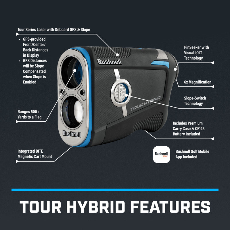 BUSHNELL TOUR HYBRID GPS RANGE FINDER