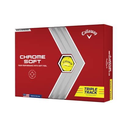 Callaway 2022 Chrome Soft Triple Track - Yellow