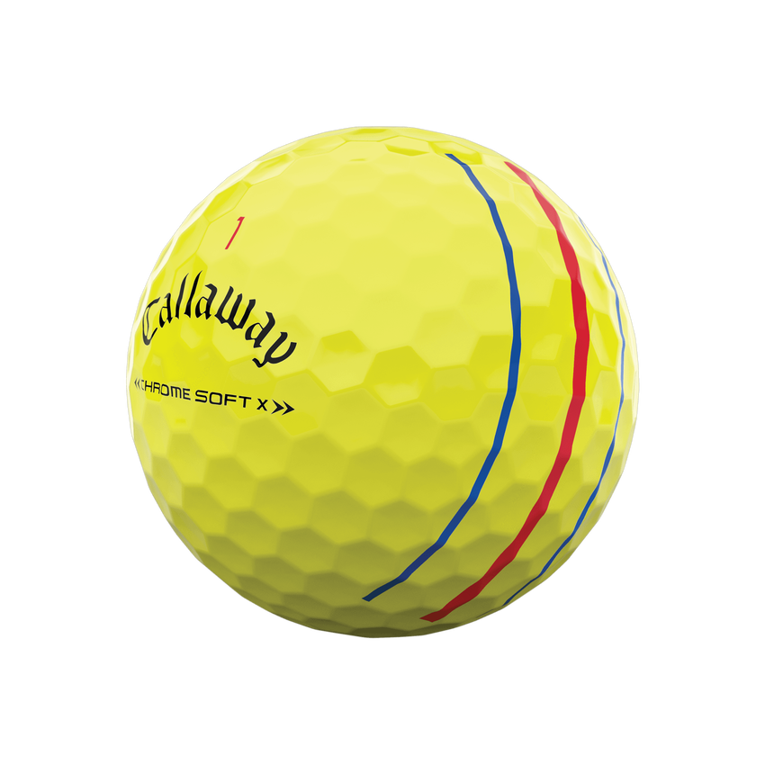 Callaway 2022 Chrome Soft X Triple Track - Yellow