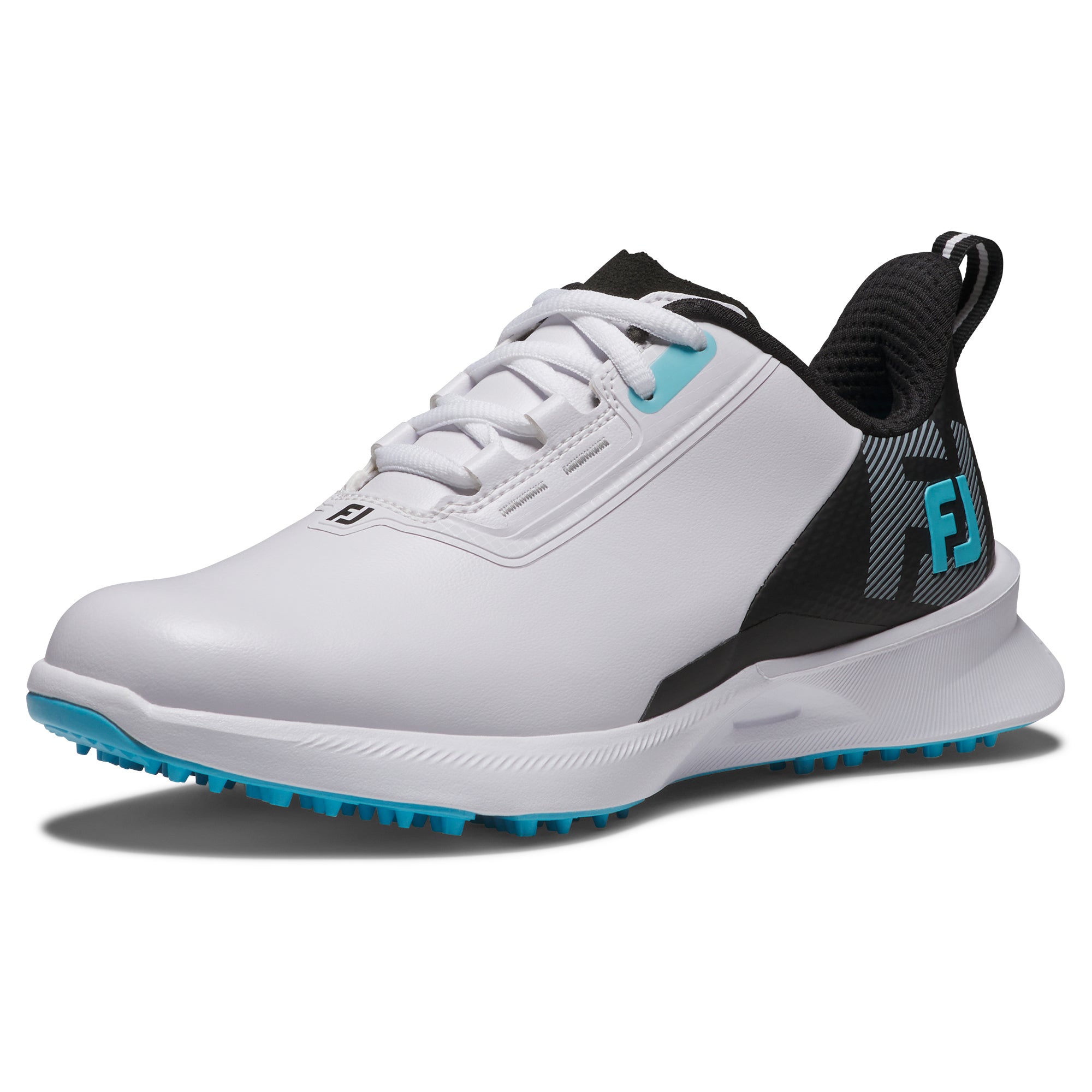 FOOTJOY BOYS FUEL JUNIOR -- WHITE/BLACK/BLUE