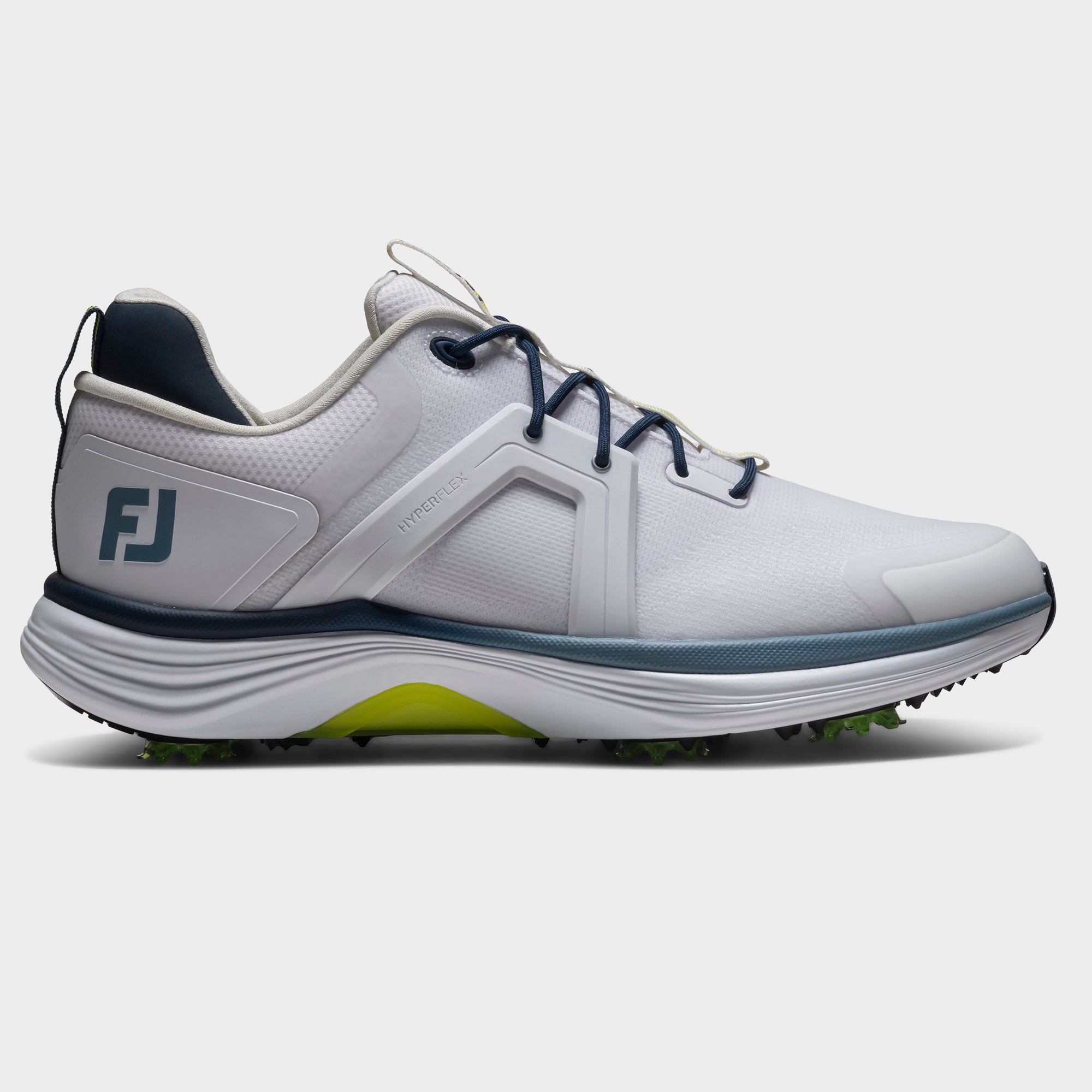FOOTJOY HYPERFLEX -- WHITE/NAVY/YELLOW