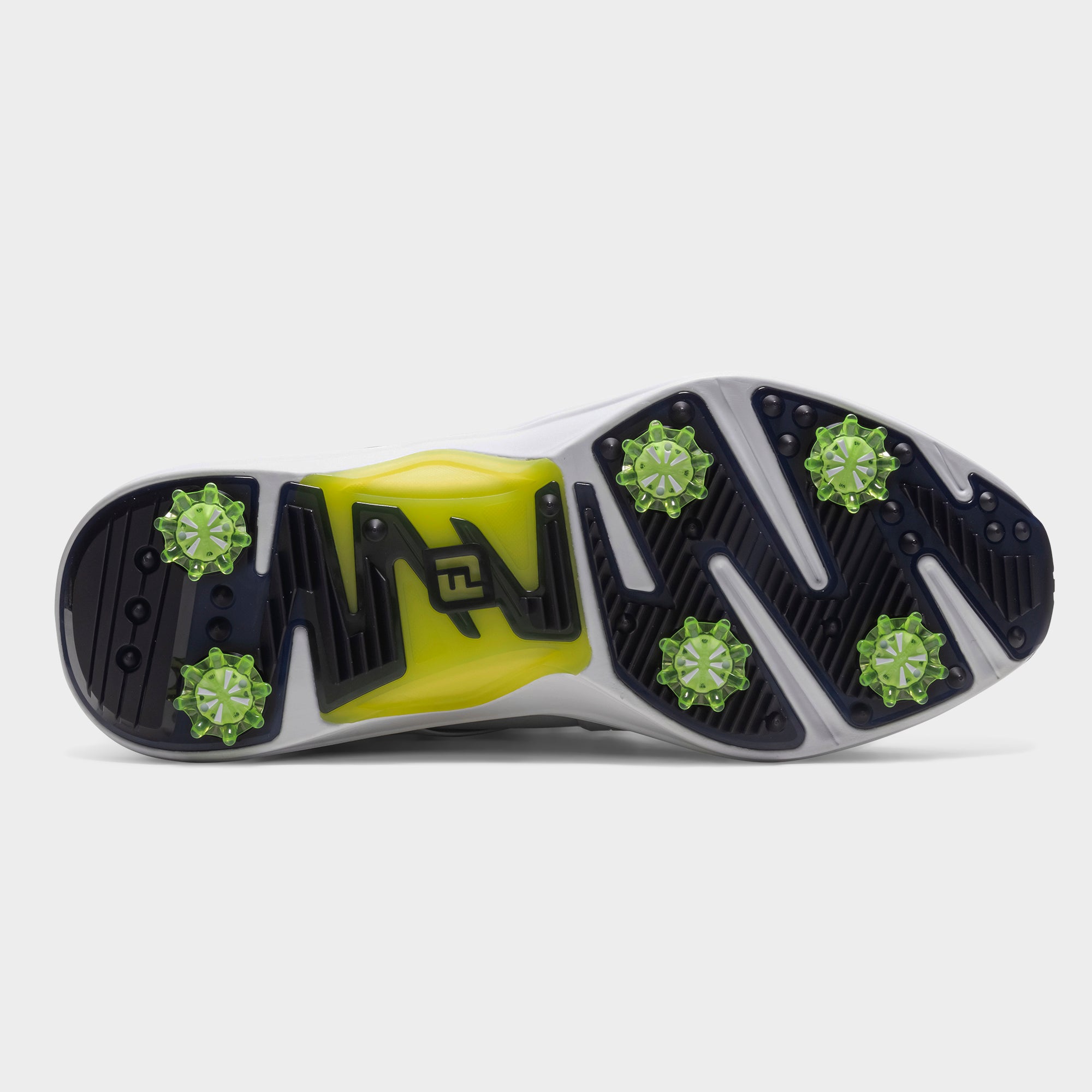 FOOTJOY HYPERFLEX -- WHITE/NAVY/YELLOW