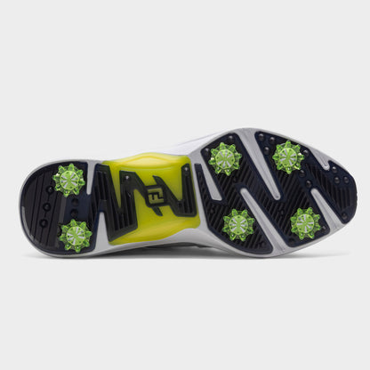 FOOTJOY HYPERFLEX -- WHITE/NAVY/YELLOW