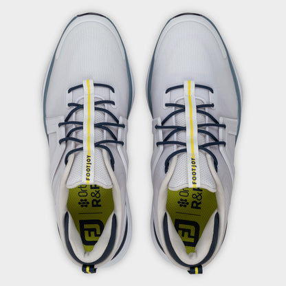 FOOTJOY HYPERFLEX -- WHITE/NAVY/YELLOW