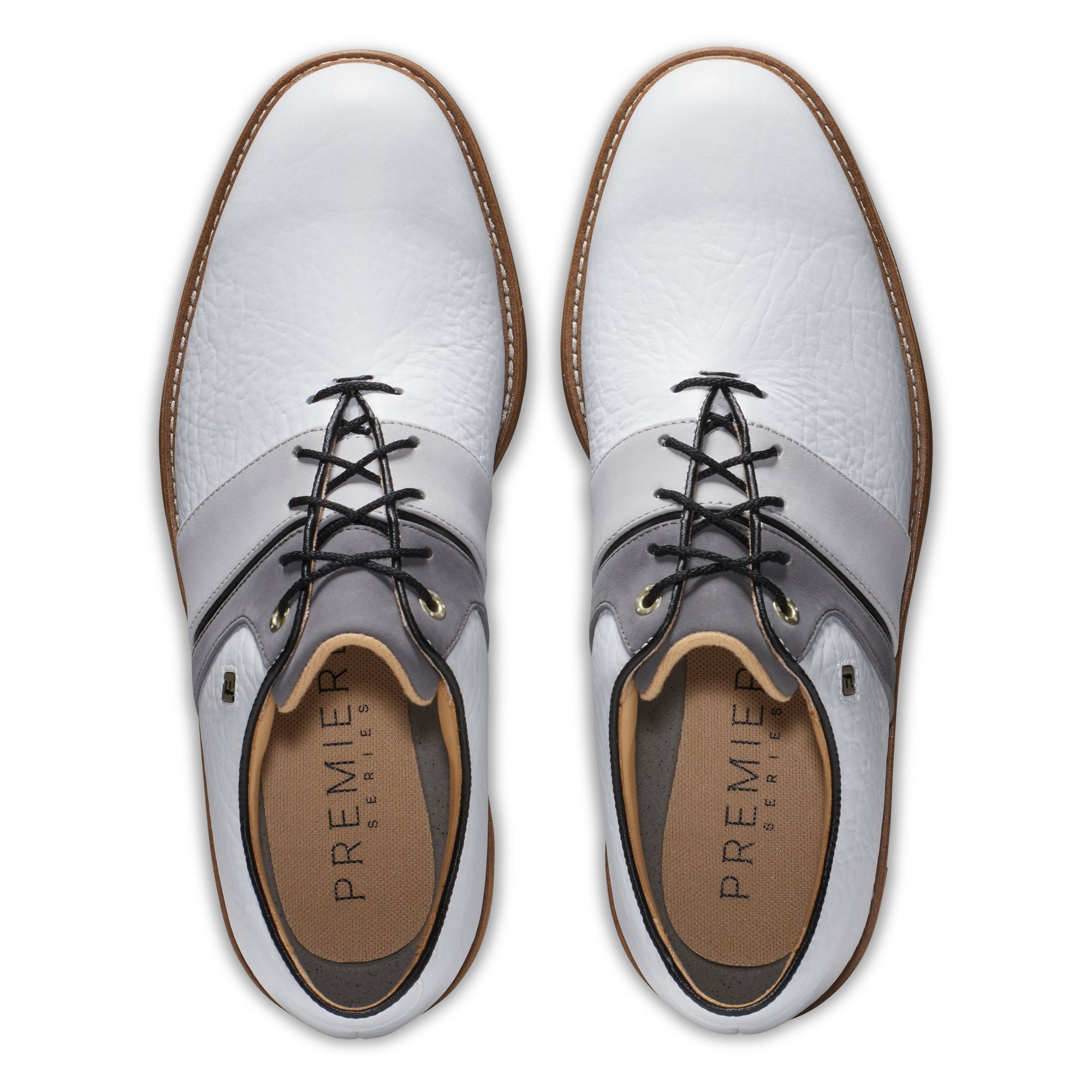 FOOTJOY PREMIERE SERIES PACKARD LX -- WHITE/GREY