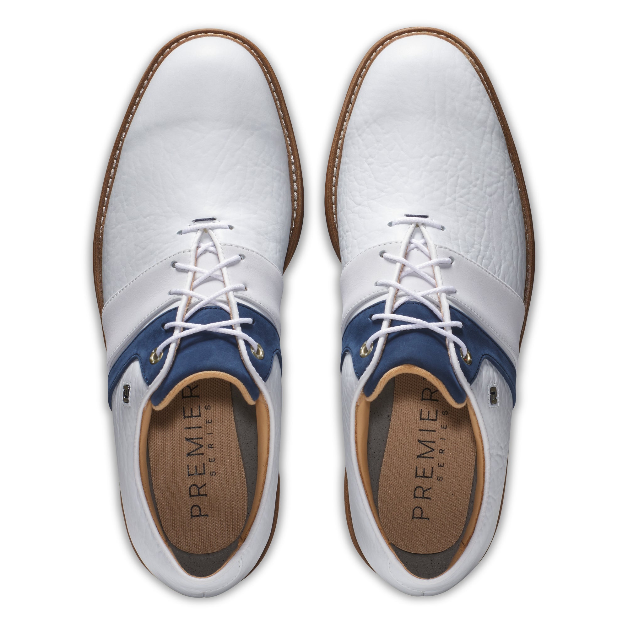 FOOTJOY PREMIERE SERIES PACKARD LX - WHITE/NAVY