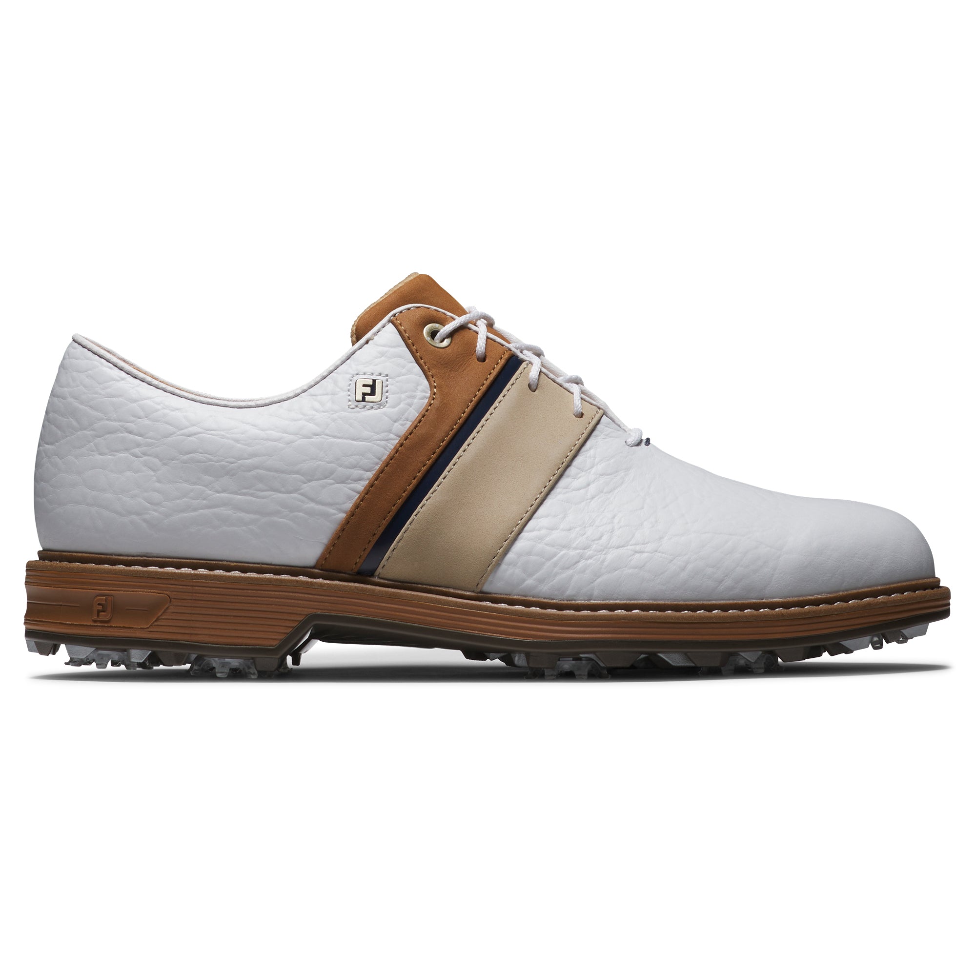FOOTJOY PREMIERE SERIES PACKARD LX -- WHITE/KHAKI
