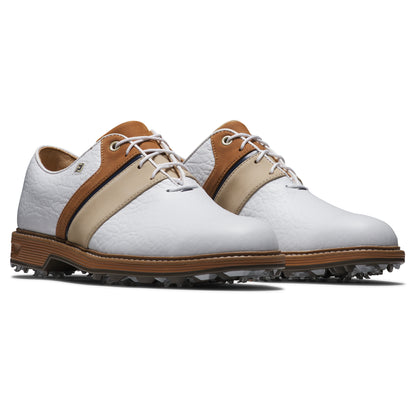 FOOTJOY PREMIERE SERIES PACKARD LX -- WHITE/KHAKI