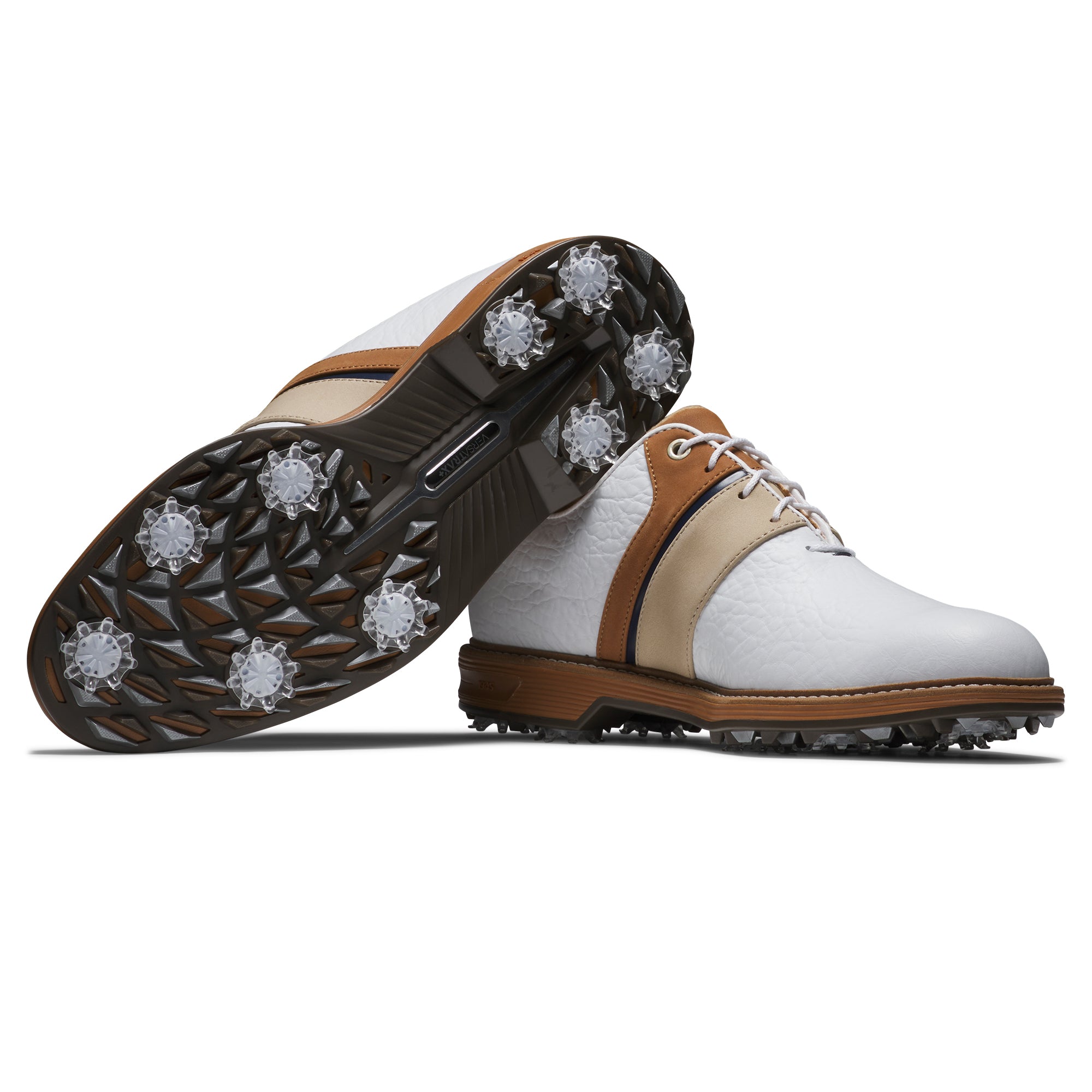 FOOTJOY PREMIERE SERIES PACKARD LX -- WHITE/KHAKI