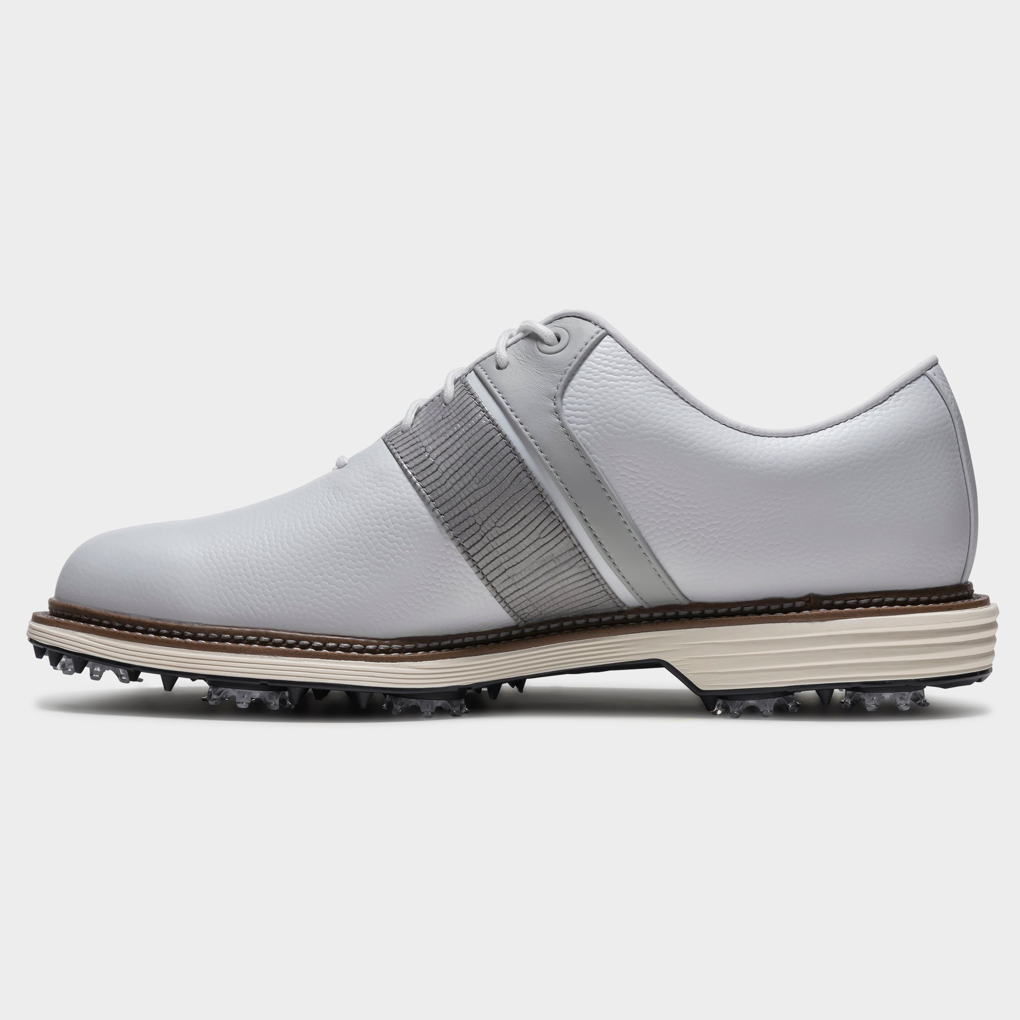 FOOTJOY PREMIERE SERIES PACKARD -- WHITE/GREY