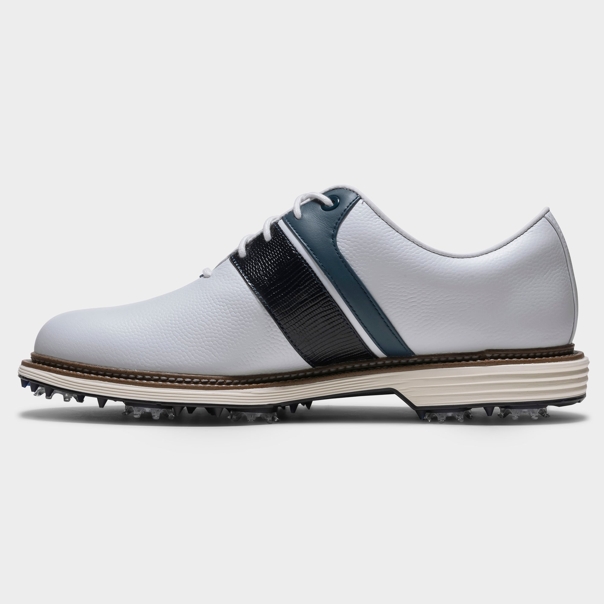 FOOTJOY PREMIERE SERIES PACKARD -- WHITE/NAVY – New York Golf Center
