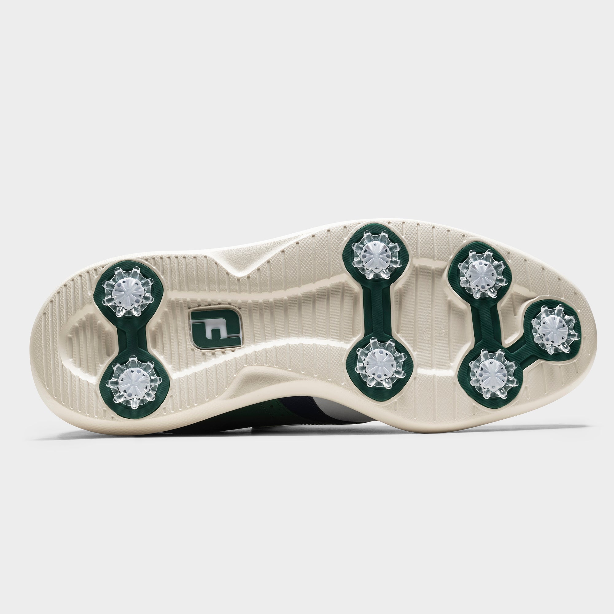 FOOTJOY TRADITIONS LE -- WHITE/NAVY/GREEN