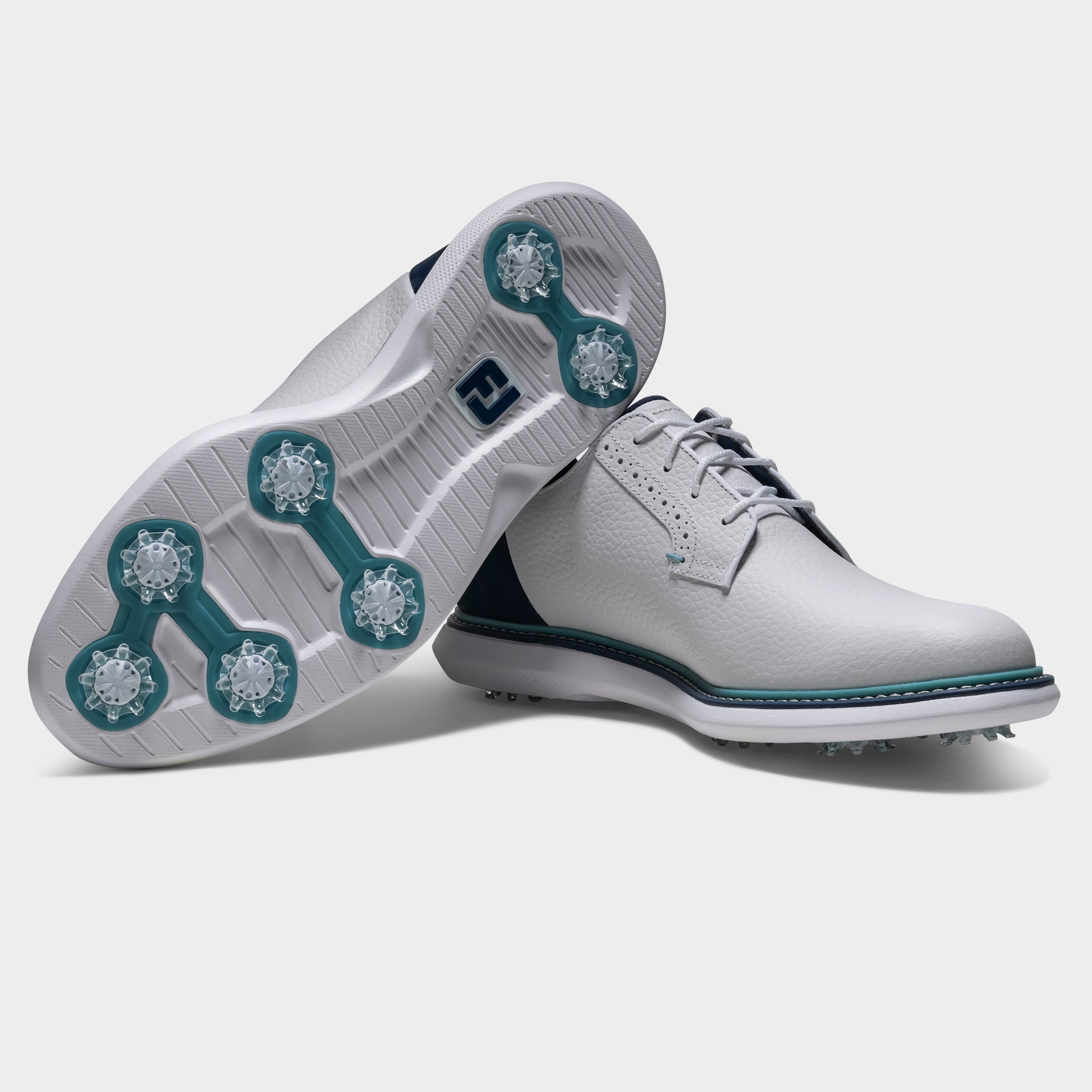 FOOTJOY TRADITIONS BLUCHER -- WHITE/MIDNIGHT CAMO