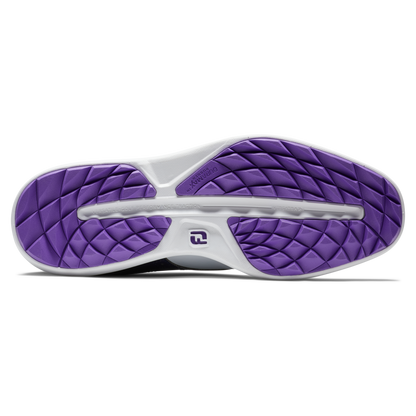 FOOTJOY WOMEN'S TRADITIONS SPIKELESS -- WHITE/NAVY