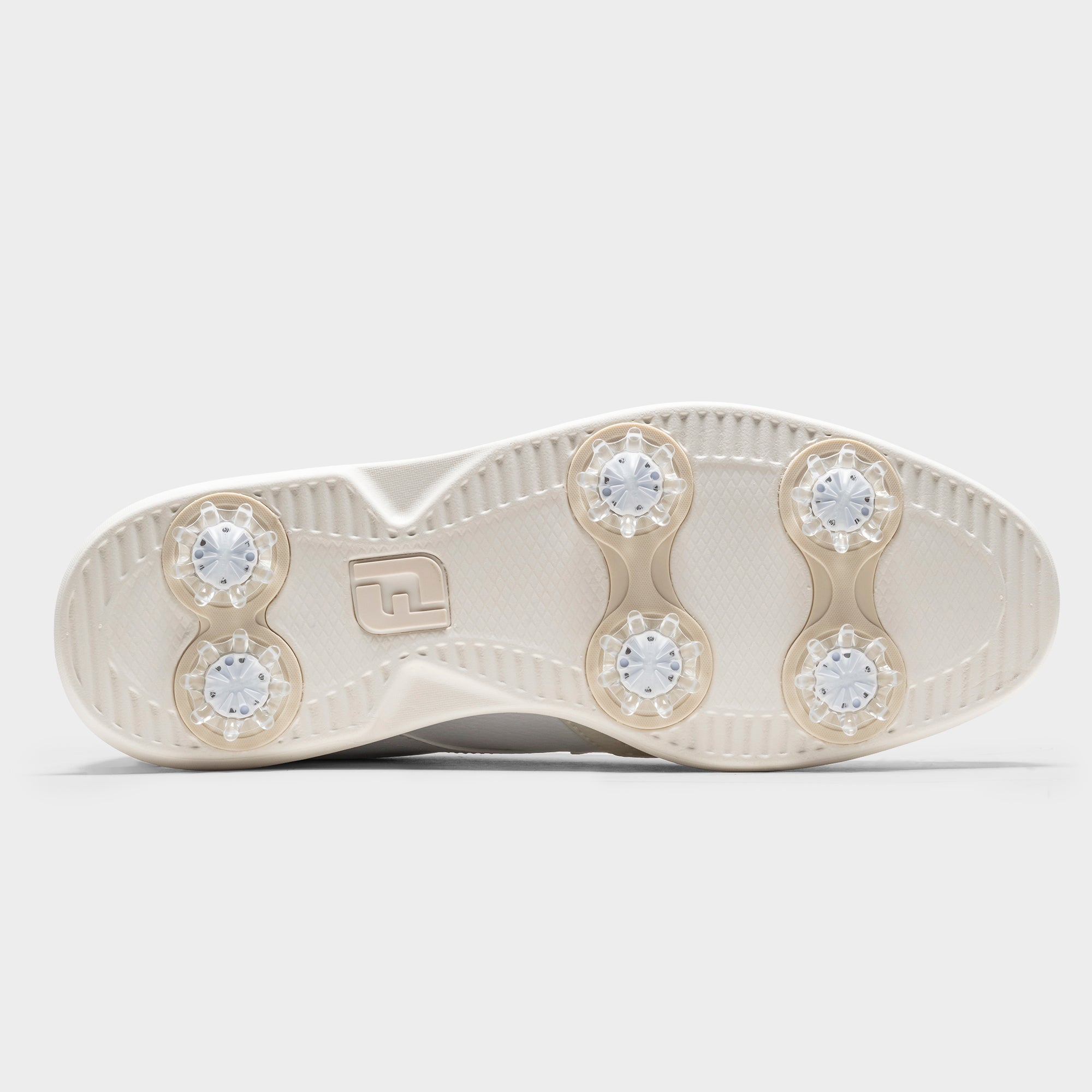 FOOTJOY WOMEN'S TRADITIONS WING TIP -- WHITE/GOLD