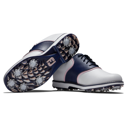 FOOTJOY WOMEN'S PREMIERE SERIES BEL AIR -- WHITE/NAVY