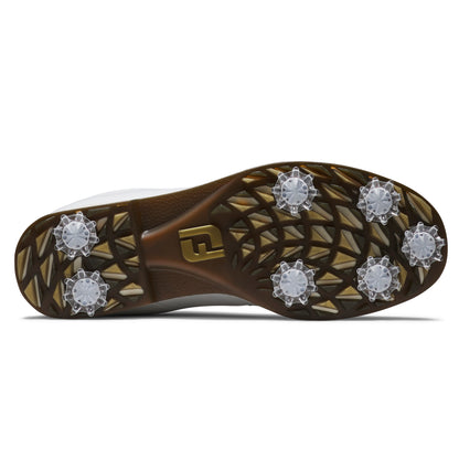 FOOTJOY WOMEN'S PREMIERE SERIES CYPRESS -- WHITE/GOLD