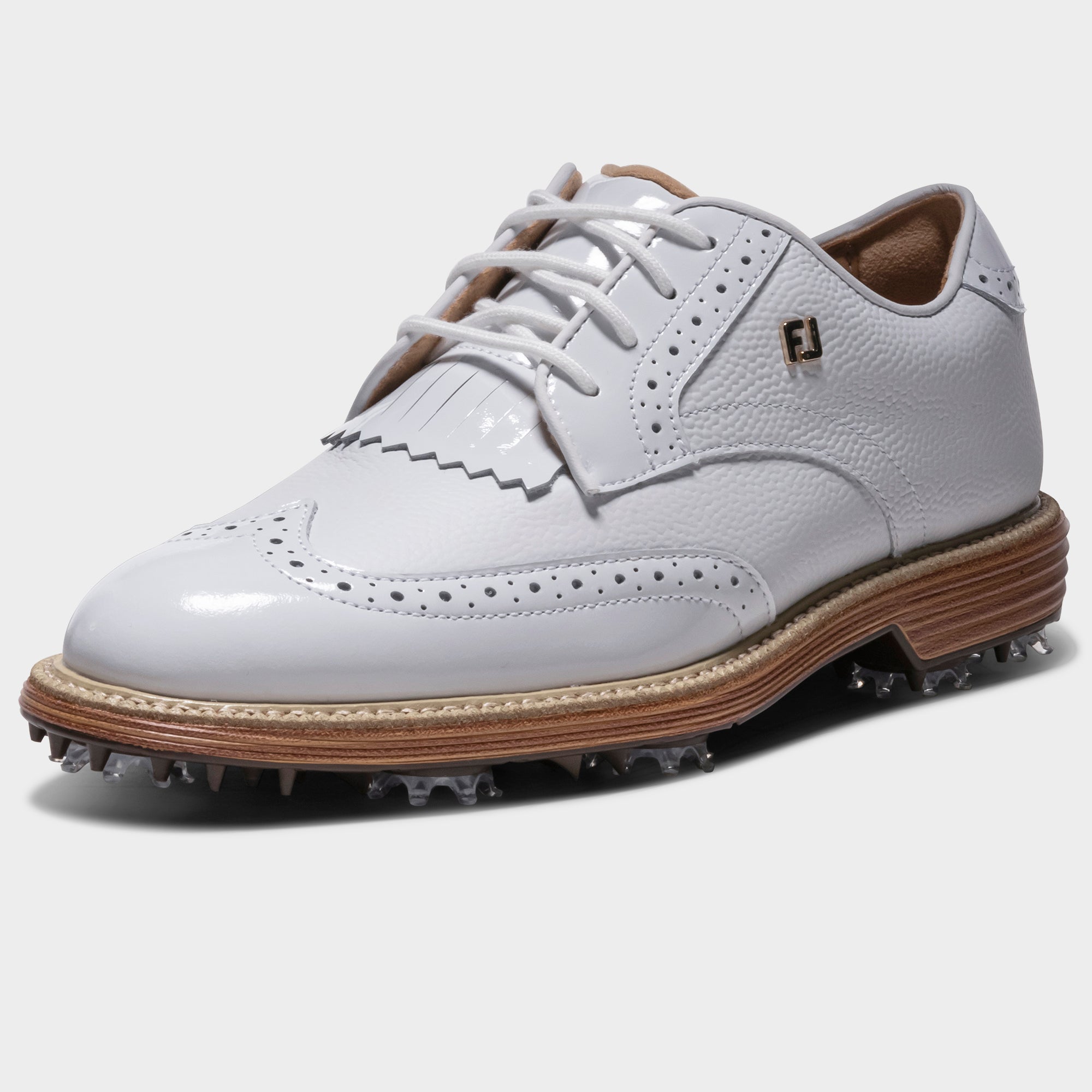 FOOTJOY WOMEN'S PREMIERE SERIES MADISON -- WHITE/CHESTNUT