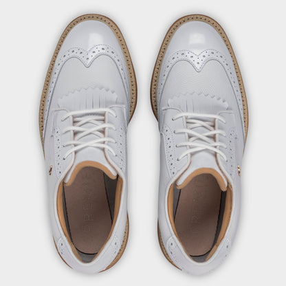 FOOTJOY WOMEN'S PREMIERE SERIES MADISON -- WHITE/CHESTNUT