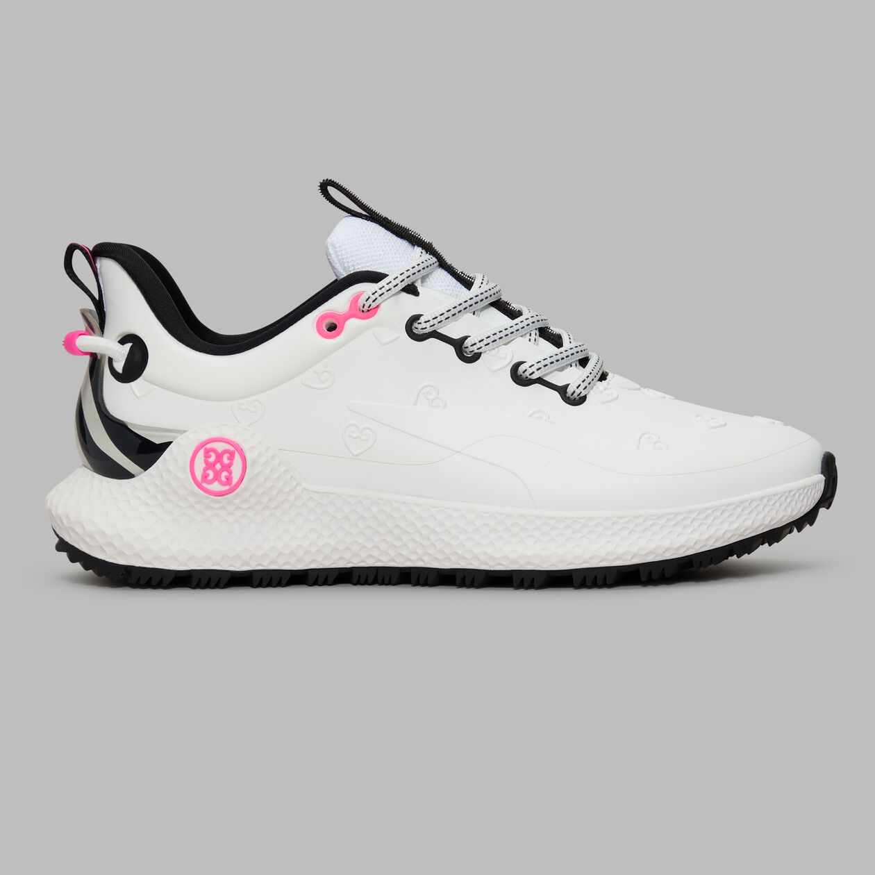 G/FORE WOMEN'S MG4+ O2 EMBOSSED HEART G'S -- SNOW – New York Golf