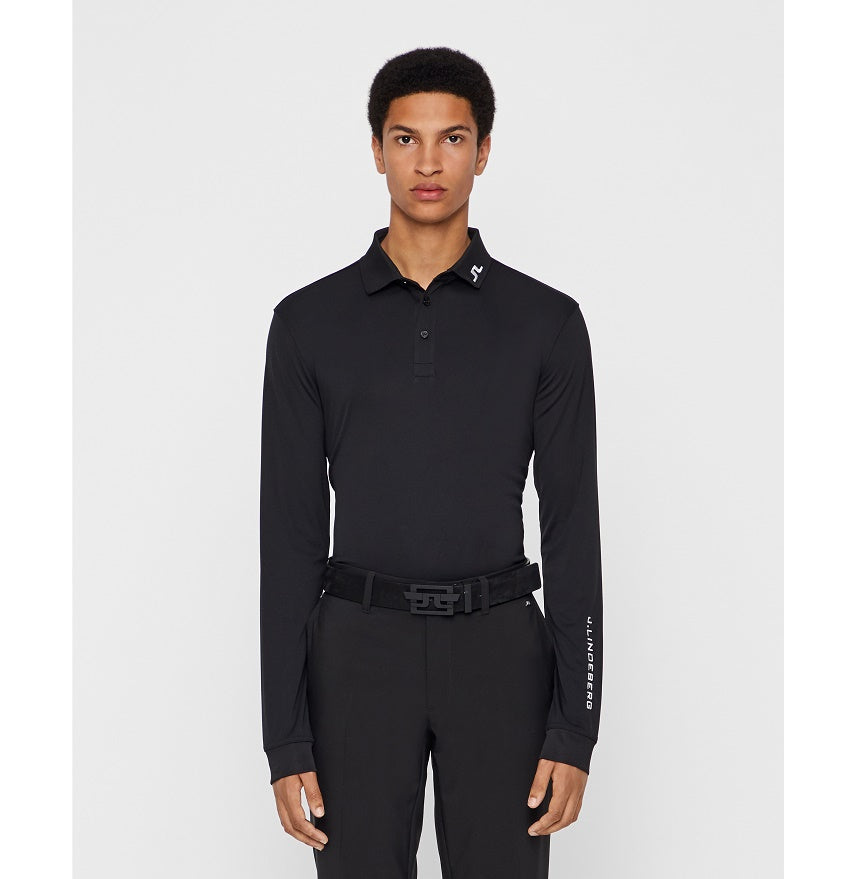 J.Lindeberg Tour Tech Long Sleeve  - BLK