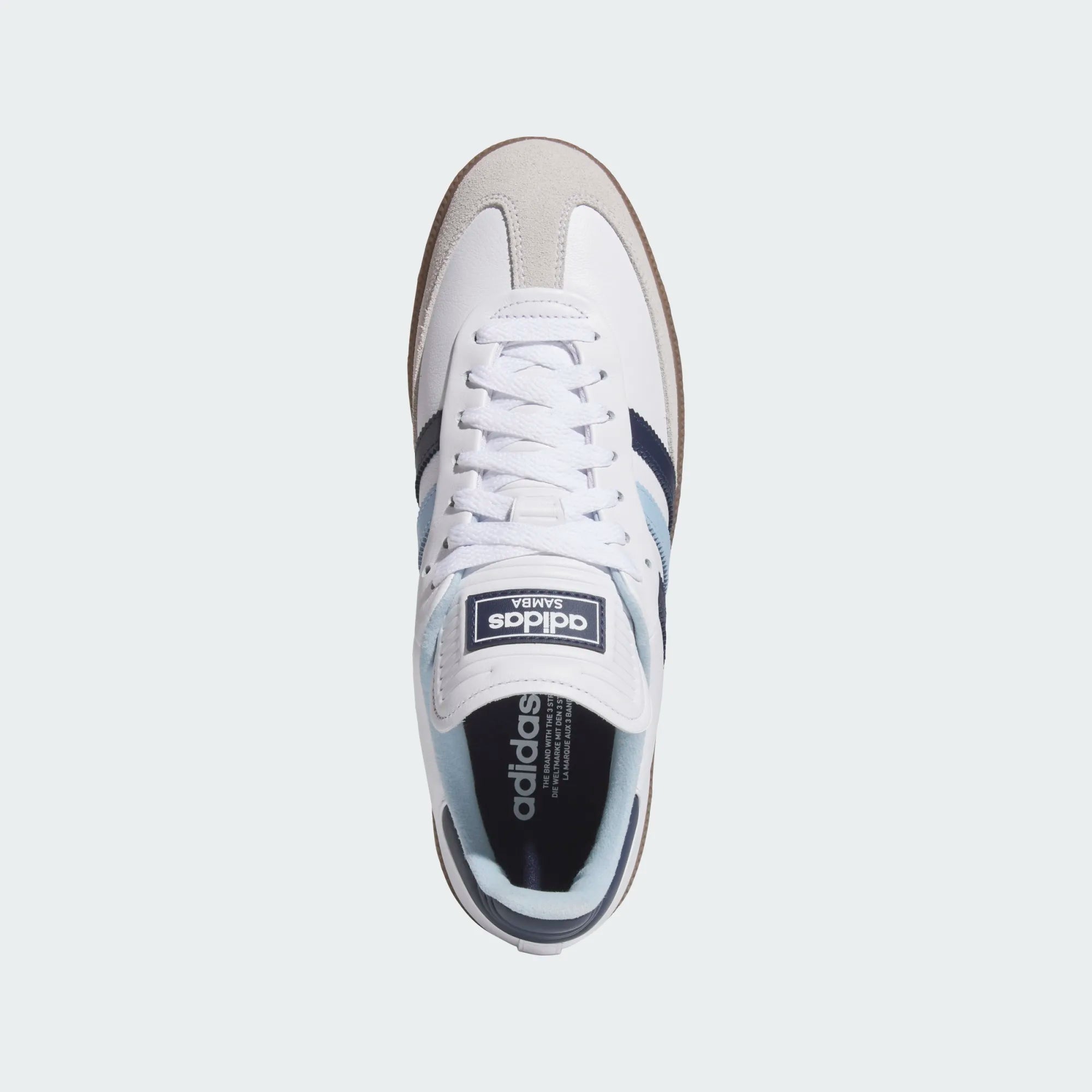 ADIDAS SAMBA GOLF -- WHITE/BLUE