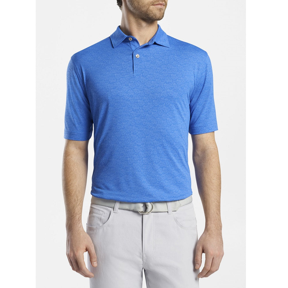 Peter Millar Carl Sugar Skull Performance Jacquard Polo