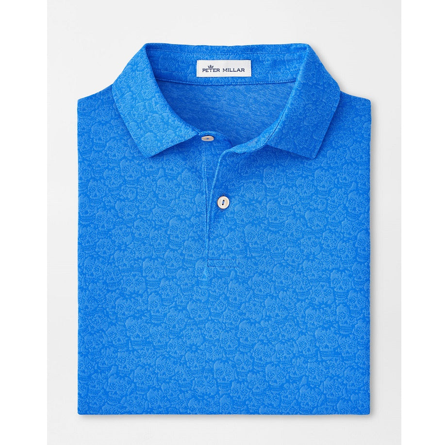 Peter Millar Carl Sugar Skull Performance Jacquard Polo