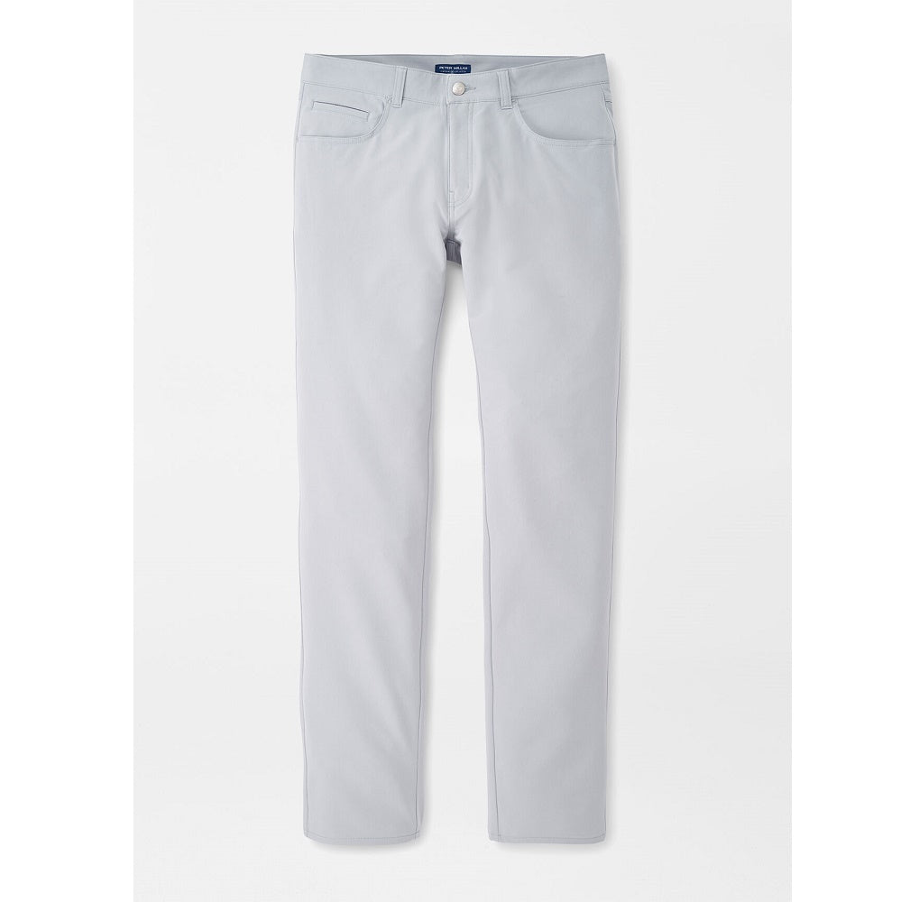 Peter Millar Kirk Performance Five-Pocket Pant - Light Grey