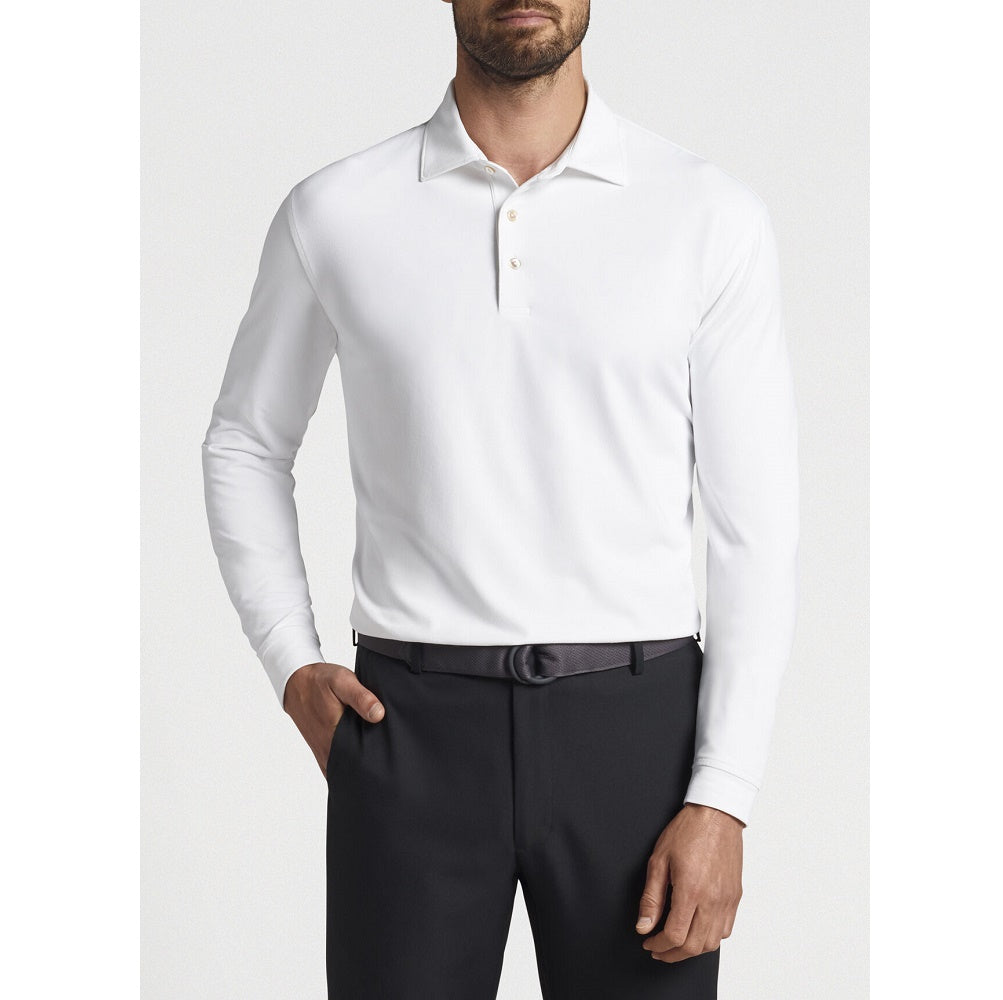 Peter Millar Lyons Long-Sleeve Performance Polo