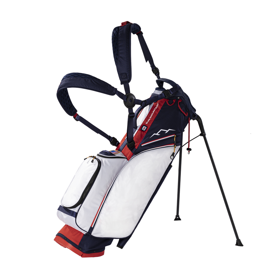 Sun Mountain Eclipse E-2.5 Stand Bag - NAVY-WHITE-RED
