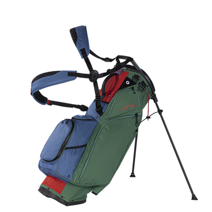 Sun Mountain Eclipse E-3.5 14-WAY Stand Bag - FOREST-NAVY-RED