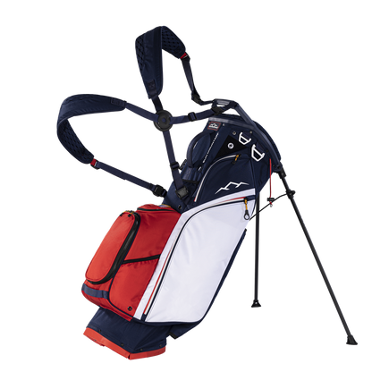 Sun Mountain Eclipse E-3.5 14-WAY Stand Bag - NAVY-WHITE-RED