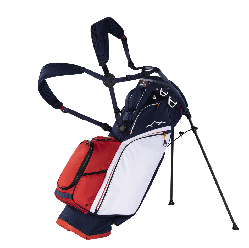 Sun Mountain Eclipse E-3.5 14-WAY Stand Bag - NAVY-WHITE-RED