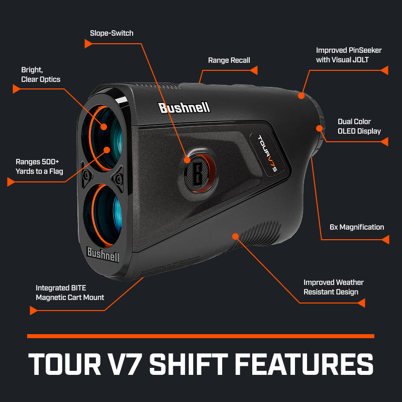 BUSHNELL TOUR V7 SHIFT LASER RANGE FINDER
