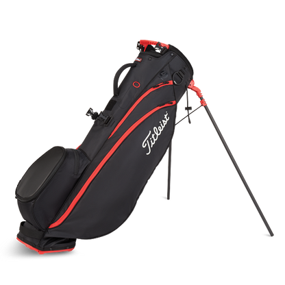 Titleist Players 4 Carbon Standbag - BLACK-BLACK-RED