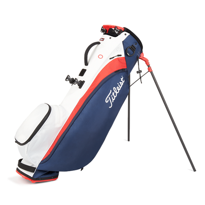 Titleist Players 4 Carbon Standbag - NAVY-WHITE-RED