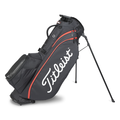 Titleist Players 5 Standbag - BLACK-BLACK-RED