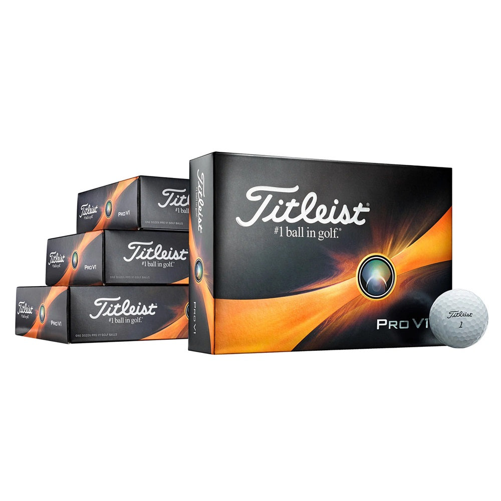 Titleist Pro V1 3 Doz + 1 Doz No Charge - WHITE PLAY # 5678