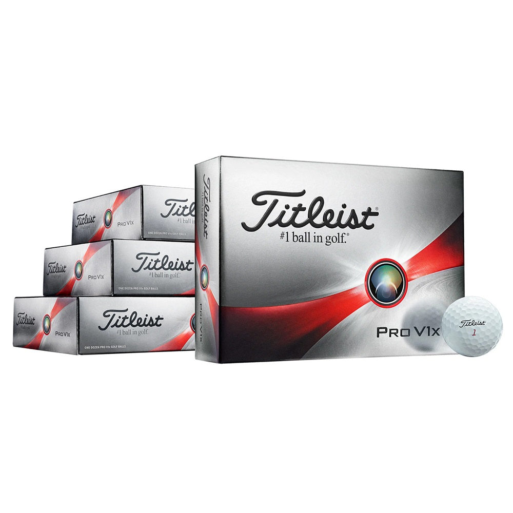 Titleist Pro V1x 3 Doz + 1 Doz No Charge - WHITE PLAY # 1234