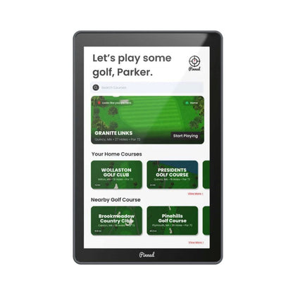 PINNED CADDIE GPS TABLET